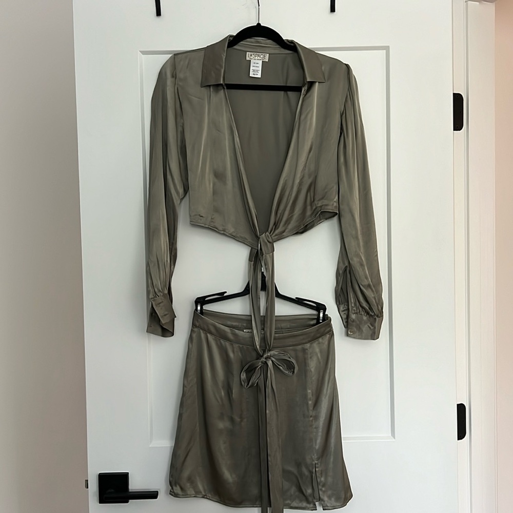 L Space satin set